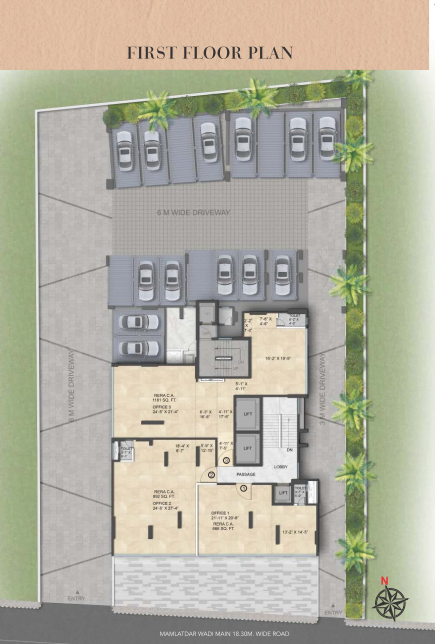 First Floor Plan of Jaymala Sadan